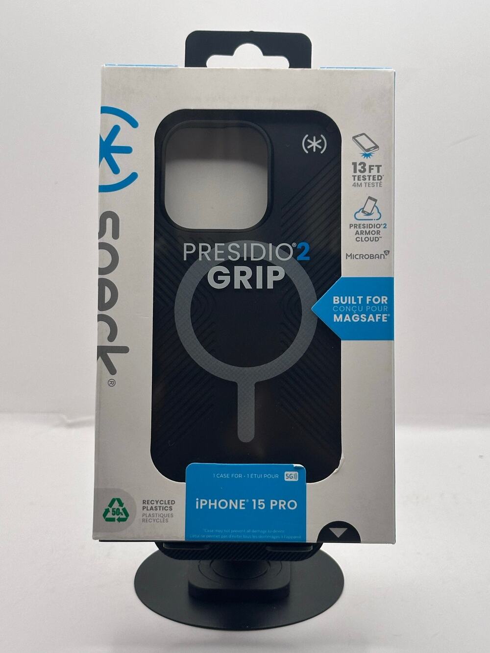 Speck Presidio2 Grip iPhone 15 Pro Black MagSafe NWT MSRP: $55.00